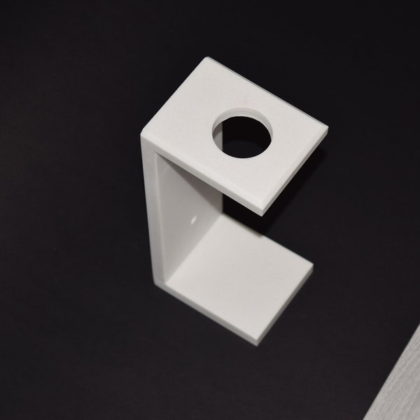 Wall Hanging Corian Solid Surface Soap Dispenser Holder | Wall Mounted Soap Dispenser Single Stand [HOLDER ONLY]