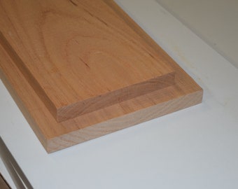 Custom Size Original Red Oak Sheet Cutout to be used as Floating Shelf, Wall Shelf, Book Shelf etc | Thickness: 3/4 inches