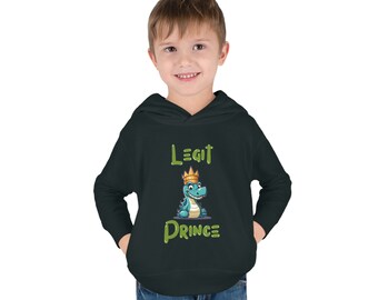 Felpa con cappuccio in pile Legit Dino Prince Chess Piece