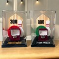 Custom Bowling Ring Display Case, USBC 300/800 Award Plaque