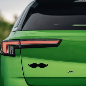 Moustache Decal Sticker | laptop decal | Gift for him | Car Accessories