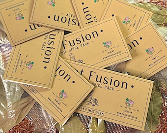 9-Count Bulk Buy | Hot Fusion Chili Oil Spice Packs with Gochugaru Pepper Flakes | Garlic Chili Oil Mix w/ Recipes Incl. | Foodie Gift Ideas