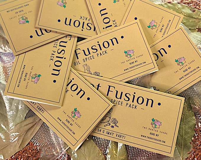 9-Count Bulk Buy | Hot Fusion Chili Oil Spice Packs with Gochugaru Pepper Flakes | Garlic Chili Oil Mix w/ Recipes Incl. | Foodie Gift Ideas