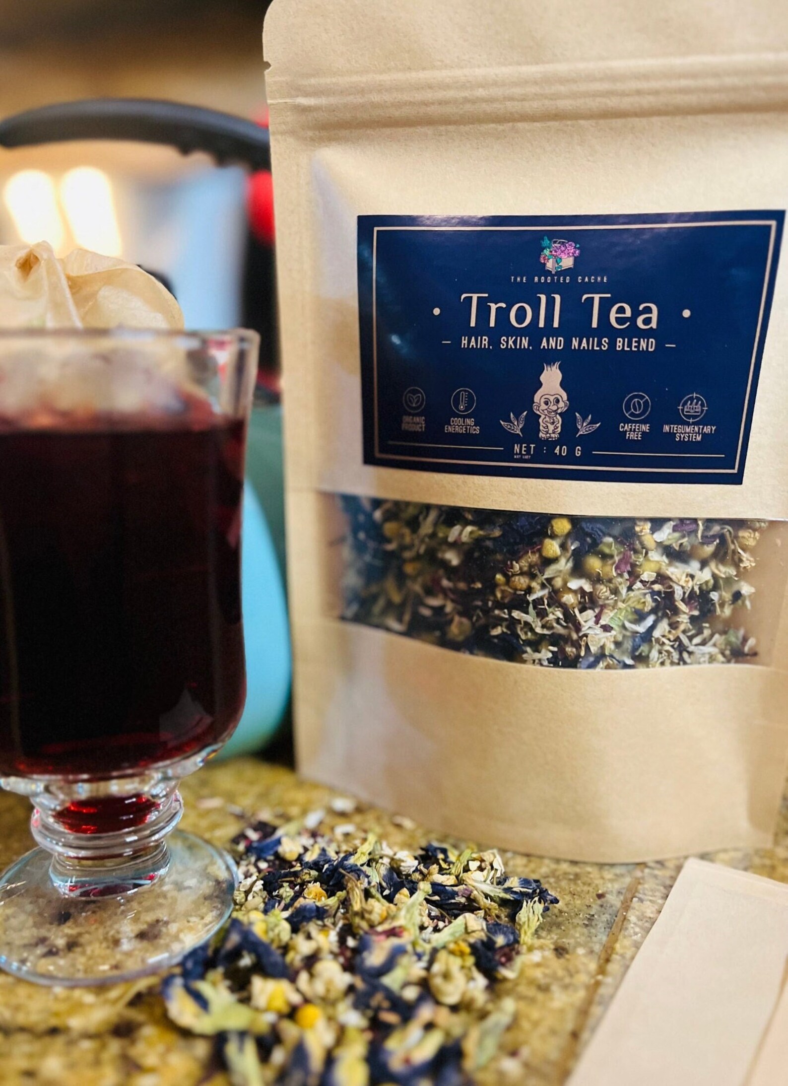 Troll Tea - Skin, Hair & Nails Blend | Tea Blend for the Integumentary ...