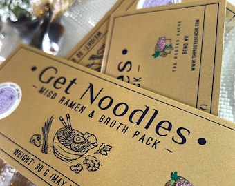 6-Pack Value Buy | Get Noodles Miso Ramen & Broth Pack | Miso Ramen Soup Mix | Savory Soup and Rice Kit | Additional Recipes Included