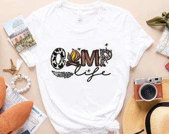 Camp Life Shirt, Camp Fire Shirt, Camping Crew Shirt, Camping Shirt, Camping Group Shirt, Camping Smores, Camping Gift, Happy Camper Shirt