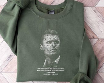 Charlie Kirk Freedom Shirt, Charlie Kirk Memorial Shirt, American Patriot Shirt, Patriotic Charlie Kirk Shirt, Political Activist Shirt