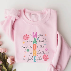 Madre Definition Shirt, Spanish Mom Shirt, Mother&#39;s Day Shirt, Latina Mom Shirt, Madre Shirt, Gift For Mom, Mom Sweater, El Dia De La Madre