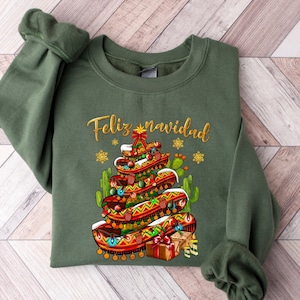 Feliz Navidad Sweatshirt, Feliz Navidad Familia Sweatshirt, Hispanic Family Christmas Shirt, Christmas Family Matching, Merry Christmas