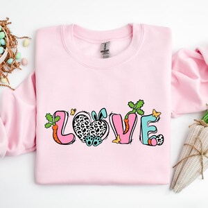 Love Easter Shirt, Easter Sweatshirt, Easter Day Shirt, Easter Eggs Shirt, Happy Easter Shirt, Funny Easter Shirt, Easter Kids Shirt