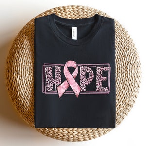 Cancer Awareness Hope Shirt, Leopard Pink Day Shirt, Pink Day Pumpkin Shirt, Pink Ribbon Shirt, Cancer Fighter Shirt, Pink Day Sweatshirt