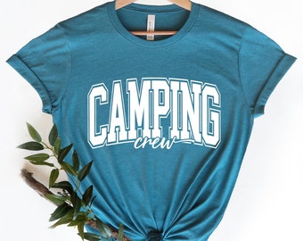 Camping Crew Shirt, Camping Shirt, Camping Group Shirt, Camping Smores Shirt, Camping Gift, Happy Camper Shirt, Camp Life Shirt, Camp Fire