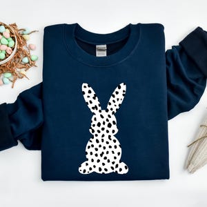 Dalmatian Bunny Shirt, Dalmatian Easter Sweatshirt, Cute Easter Bunny Shirt, Happy Easter Day, Matching Easter Outfit, Easter Gift