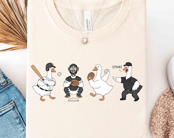 Silly Goose Baseball Shirt, Game Day Tee, Baseball Field T-Shirt, Sports Player Shirt, Baseball Season Shirt,Baseball Fan Appreciation Shirt