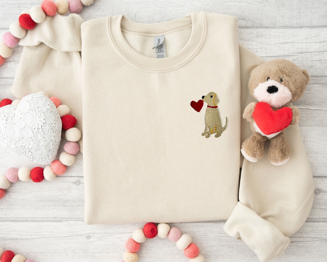 Puppy Love Embroidered Sweater