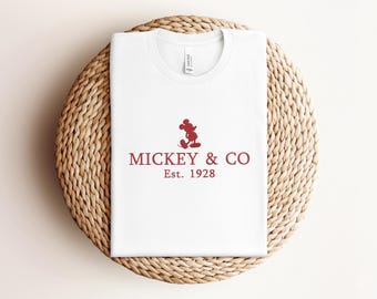 Embroidered Disneyland Sweatshirt, Disneyland Trip Shirt, Disneyland Est 1955 Sweatshirt, Disneyland Vacation T-Shirt, Mickey Friends Shirt