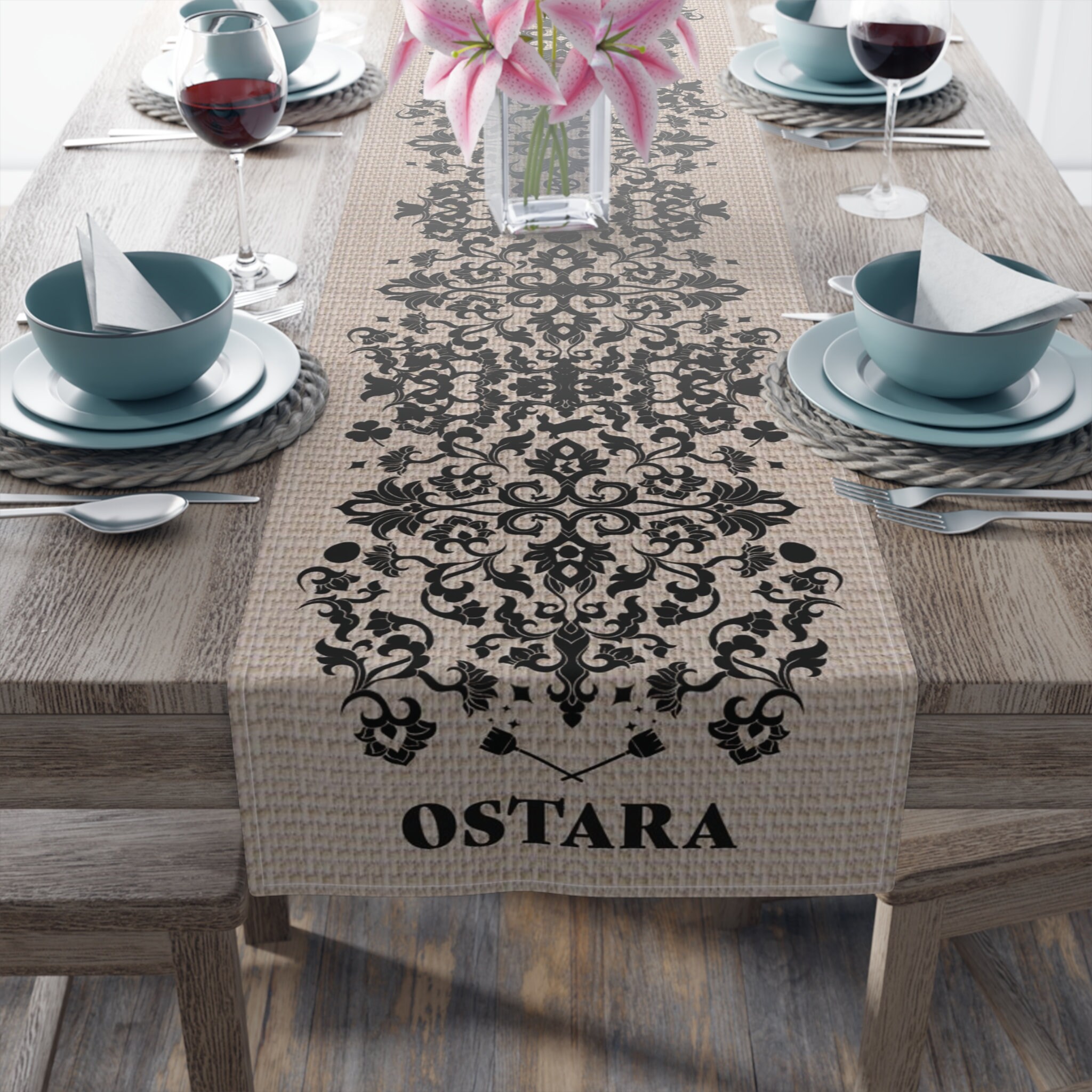 Imbolc Ostara Table Runner, Altar Cloth, Spring Equinox, Pagan Kid