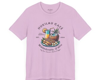 50 First Dates Shirt, Hukilau Cafe Oahu Hawaii, Bella