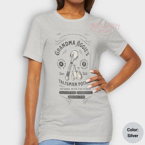 Halloweentown Movie Shirt, Grandma Aggies Talisman Potion, Unisex Light Weight Jersey Short Sleeve Tee , Spooky Halloween Witchy T-Shirt