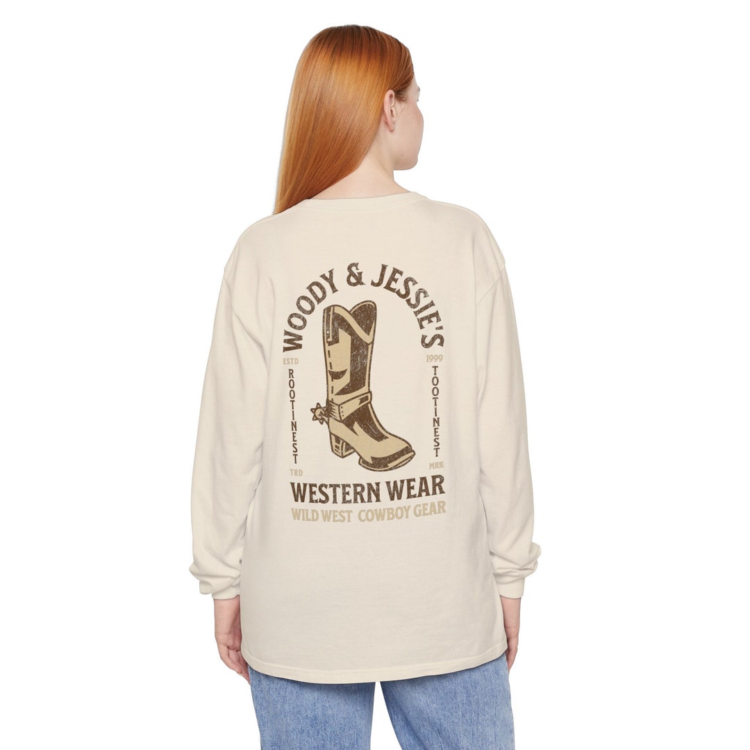 Toy Story Adult Shirt Woody & Jessies Western Wear Comfort - Etsy