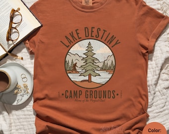 A Goofy Movie Shirt Adult - Lake Destiny Camp Grounds Comfort Colors Heavy Weight Cotton Unisex T-shirt - The Perfect Cast - Max and Goofy