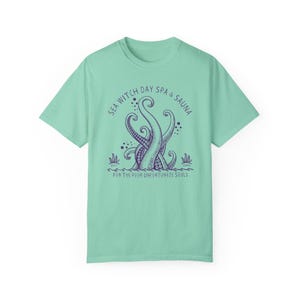 The Little Mermaid Ursula Adult Shirt, Sea Witch Day Spa & Sauna Comfort Colors Heavy Weight Cotton Unisex Tshirt, Villain Park Hopper Tee Island Reef