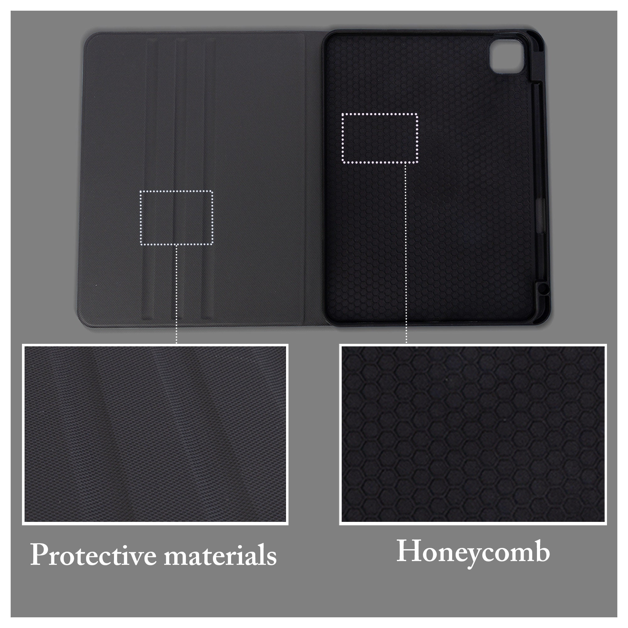 Grimoire iPad Case Magic Book of Spells Vintage Book iPad Case Pencil