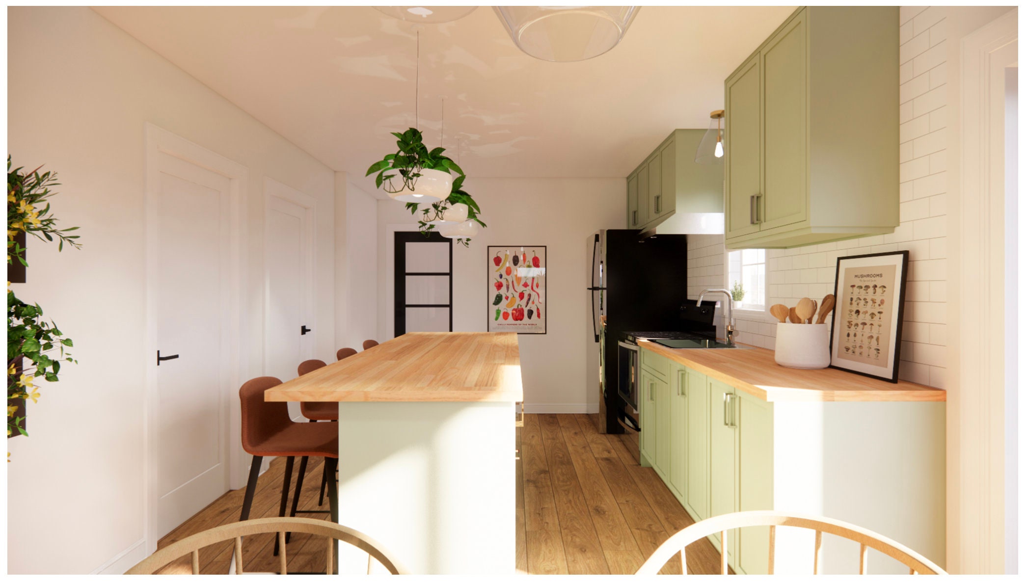 Sustainable Kitchen Design Kitchen Decor Online Design Custom Interior Design - Etsy
