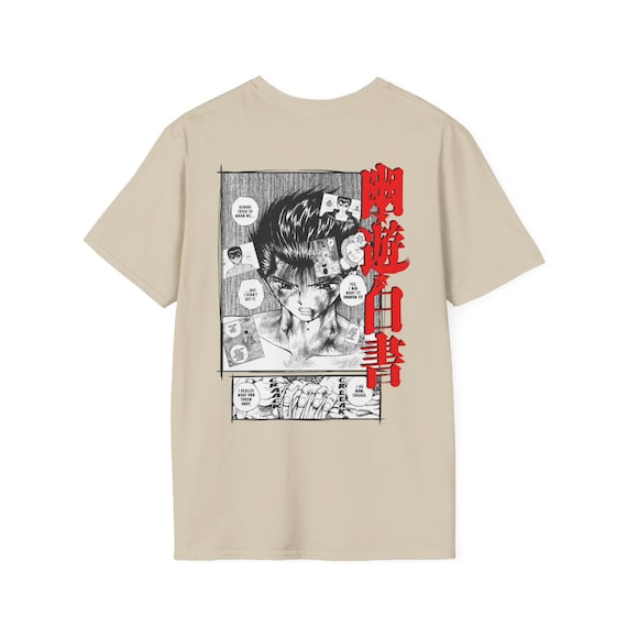トップス 00s Yu Yu Hakusho vintage anime T-shirt Anime Shirt, Yu Yu Hakusho, Vintage Anime Tee, Retro, Manga
