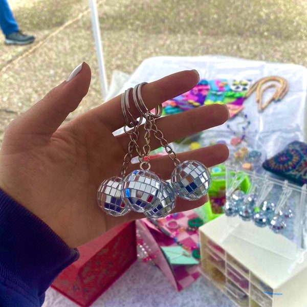 Disco Ball Keychain