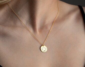 Custom Dog Ears Necklace Gift for Dog Lover Mom Remembrance and Memorial Jewelry Gift Personalized Engraved Dog Breed Name Jewelry Necklace