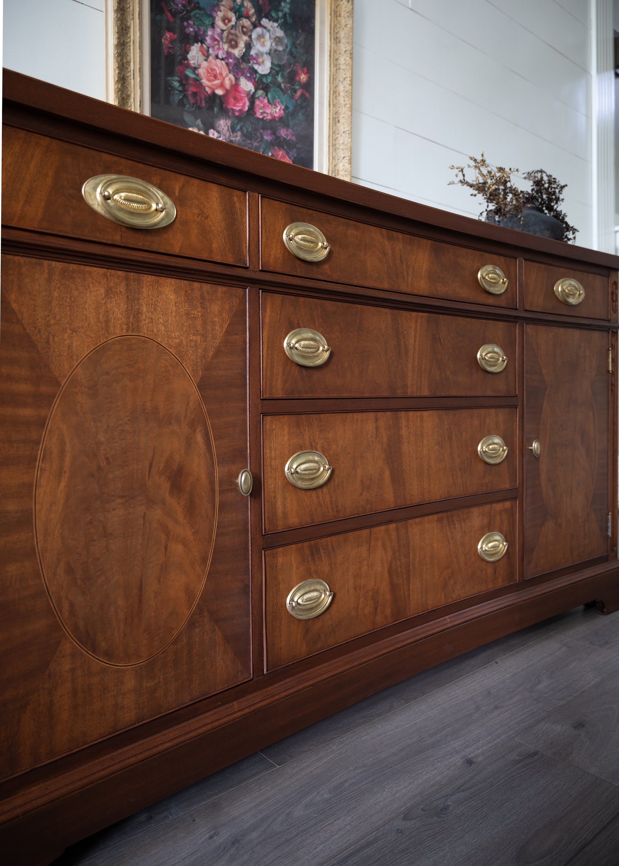SOLD **do Not Purchase** Refinished Berkey & Gay Buffet, Hepplewhite ...