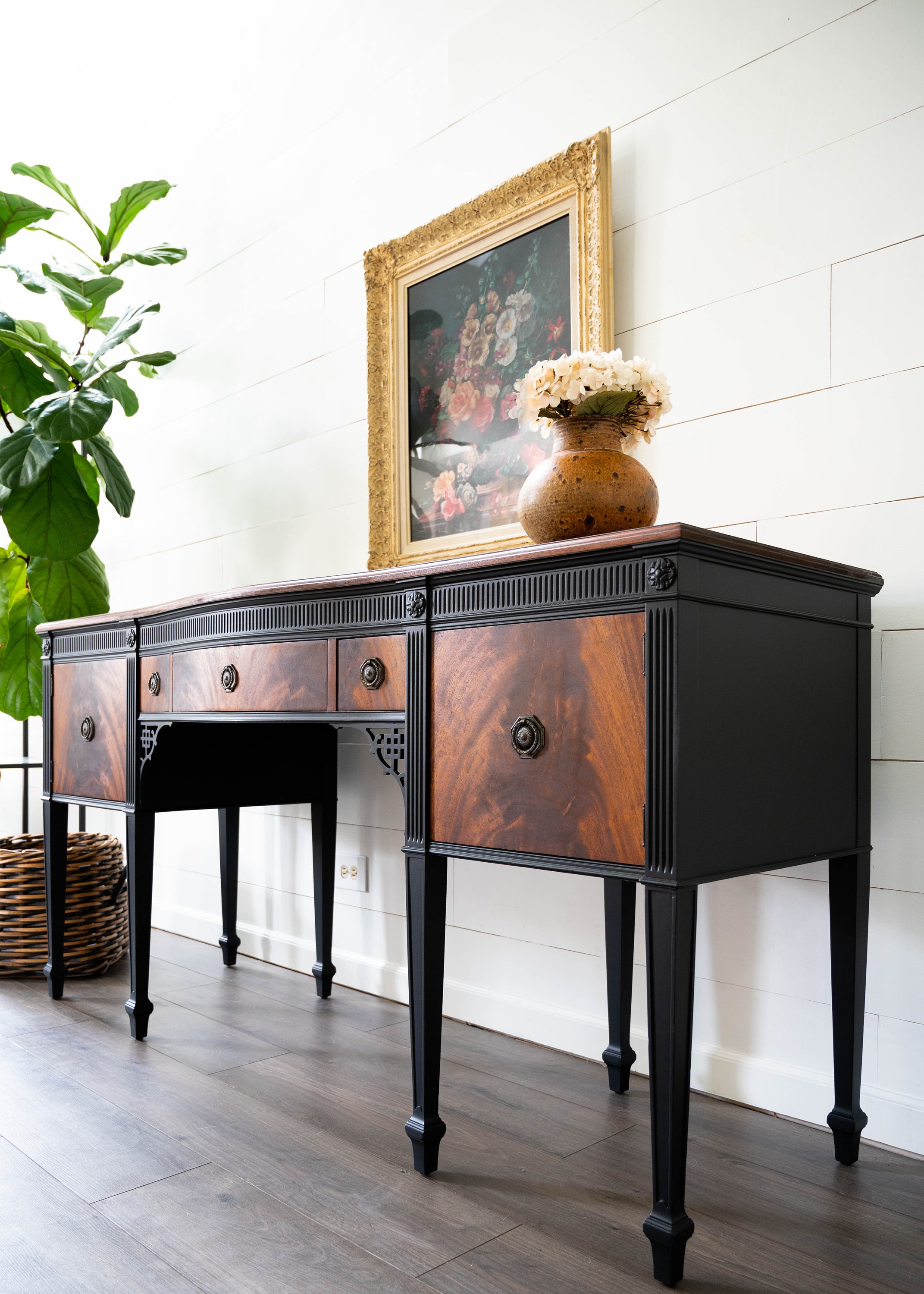 SOLD Vintage Berkey & Gay Sideboard / Buffet/ Entry Console Etsy