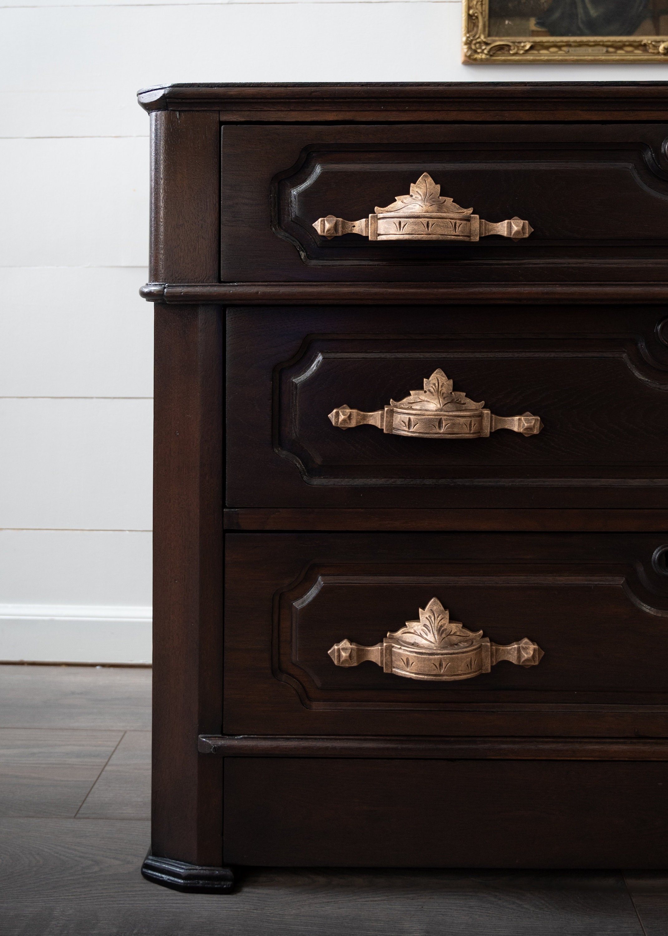 SOLD **do Not Purchase** 1800s Eastlake Dresser, Glass Top, Refinished ...