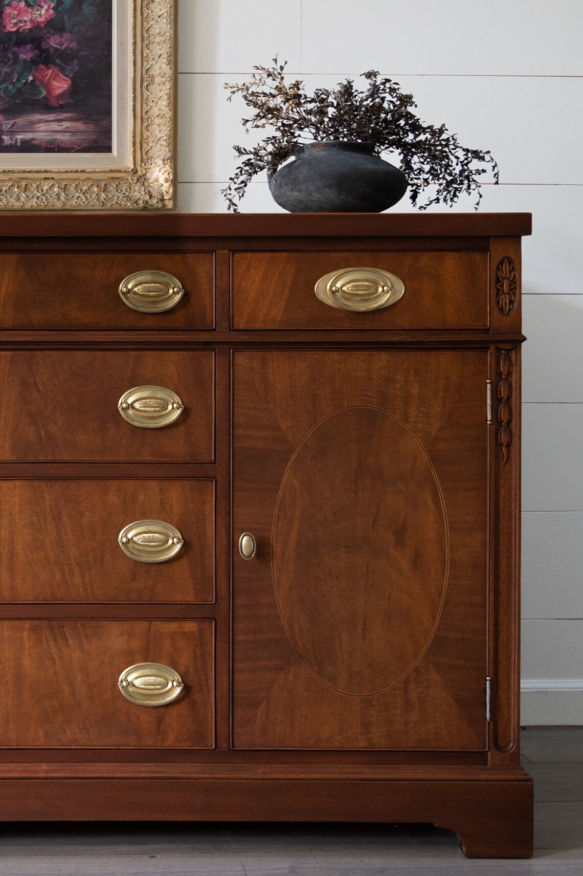 SOLD **do Not Purchase** Refinished Berkey & Gay Buffet, Hepplewhite ...