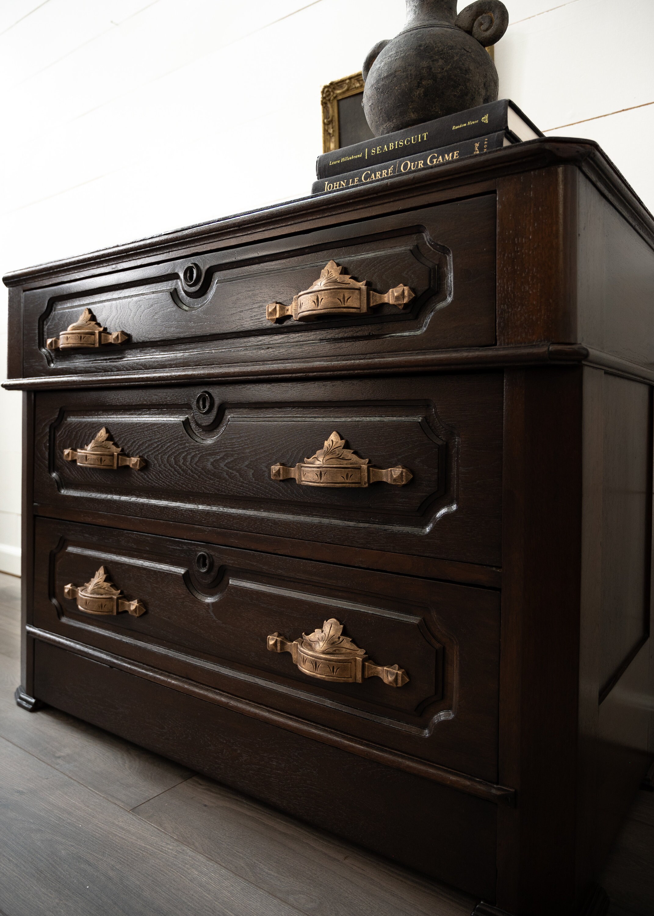 SOLD **do Not Purchase** 1800s Eastlake Dresser, Glass Top, Refinished ...