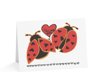 Valentines Day Love Bug Cards (1, 10, 30, and 50pcs)