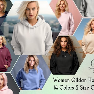 Gildan 18500 Mockup Bundle, 18500 Hoodie Bundle, Woman Model Mockups, Whole Section Bundle, Lifestyle Mockups, Hoodie Mockups, 30 Photos