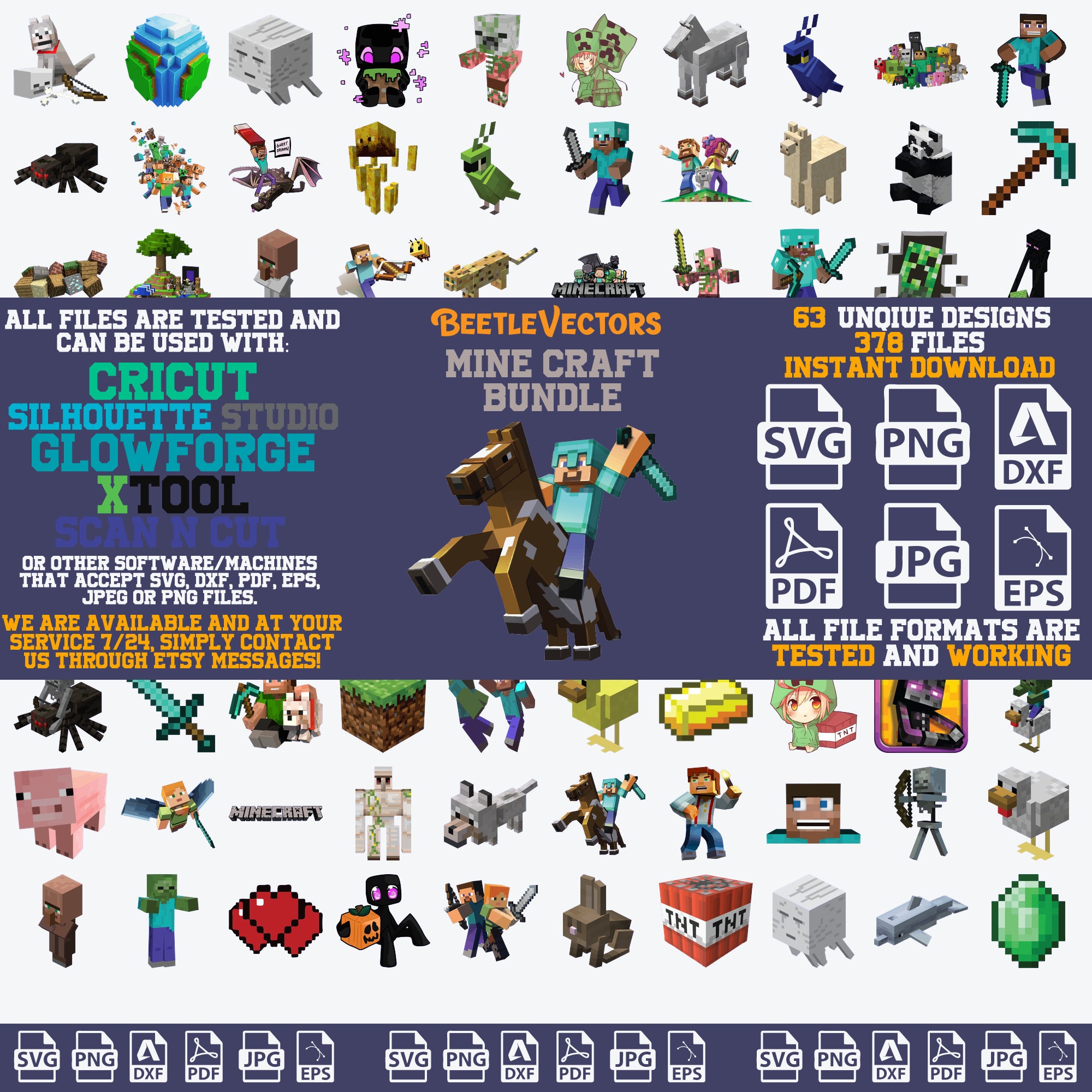 Creeper Minecraft SVG - Inspire Uplift