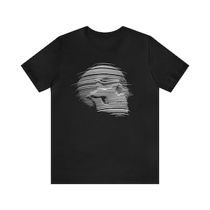 Glitch Skull T-shirt, Skull T-shirt, Skull Shirt