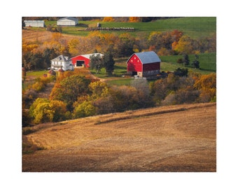 Autumn Iowa Farm | Nature Puzzle | Puzzle for Adults