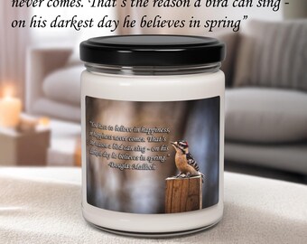 Nature Inspired Scented Soy Candle: Eco-Friendly Home Decor