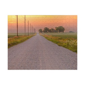 Sunrise Over Road | Nature Jigsaw Puzzle | Puzzle for adults