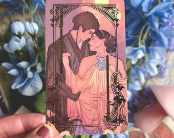 Padme and Anakin Trading Card