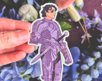 The Knight and the Moth Stickers