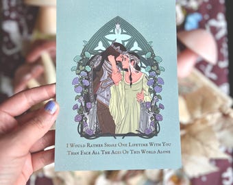 Aragorn and Arwen Print