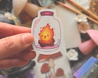 Naklejki Chibi Calcifer i No Face