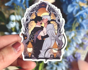 Olruggio and Qifrey Sticker