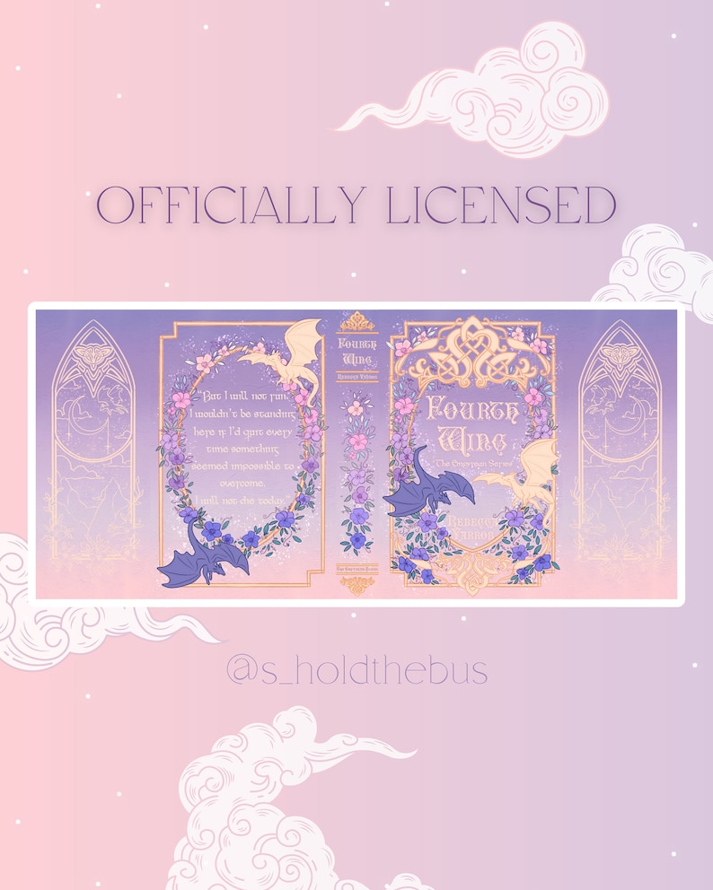 Fourth Wing Rose Gold Dust Jackets OFFICIALLY LICENSED Etsy Australia