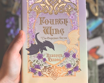 Fourth Wing Gold Foil Dust Jacket